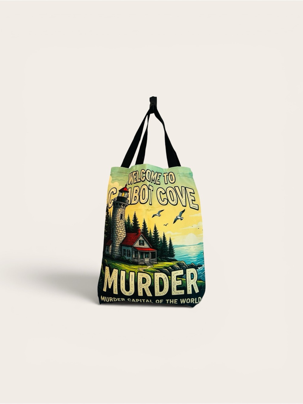 Welcome to Cabot Cove Tote - Polyester, Nonstructured